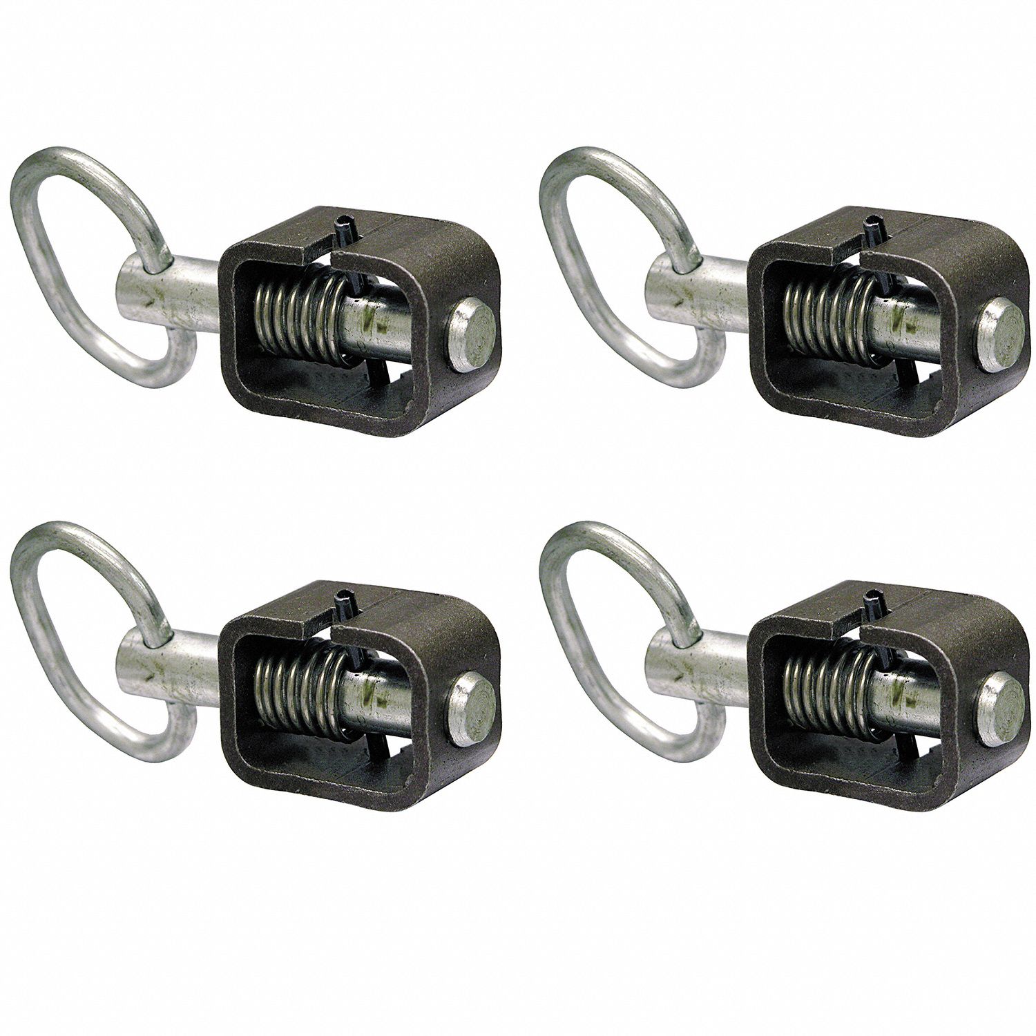 Spring Latch: 1 3/4 in Handle Lg, Stainless Steel, 5/8 in Bolt Wd, 27/32 in Bolt Lg