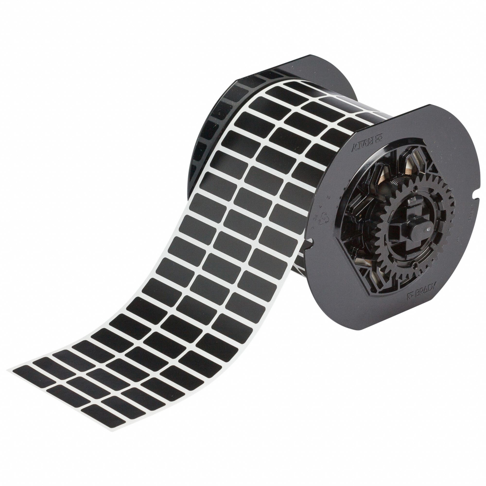 Pre-Cut Label Stock Roll: 3/8 in x 1 in, Rubber, Permanent Adhesive, 7, 000 Labels, BBP33/i3300/i5300