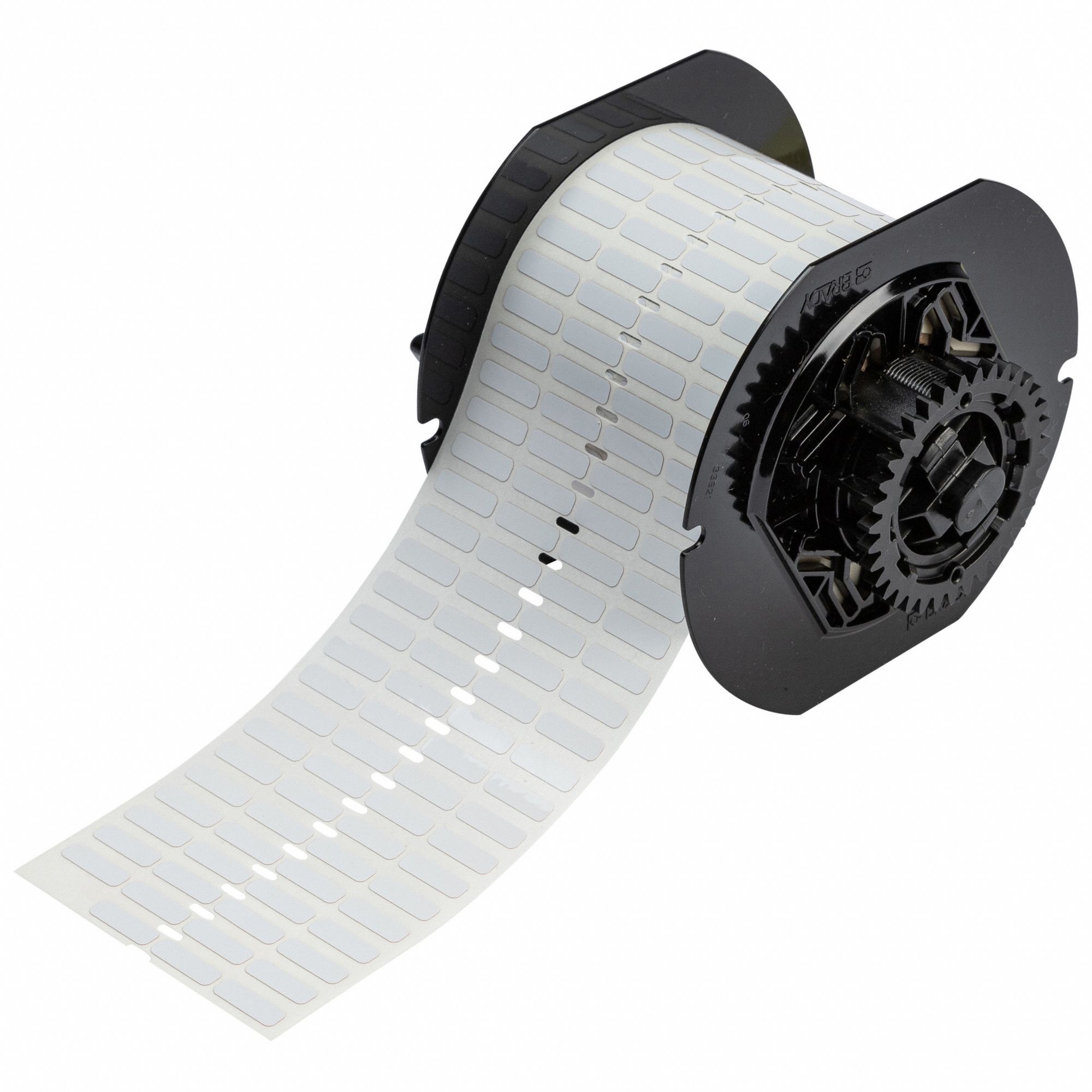 Pre-Cut Label Stock Roll: 13/64 in x 21/32 in, Acrylic, Permanent Adhesive, 10, 000 Labels, i5300