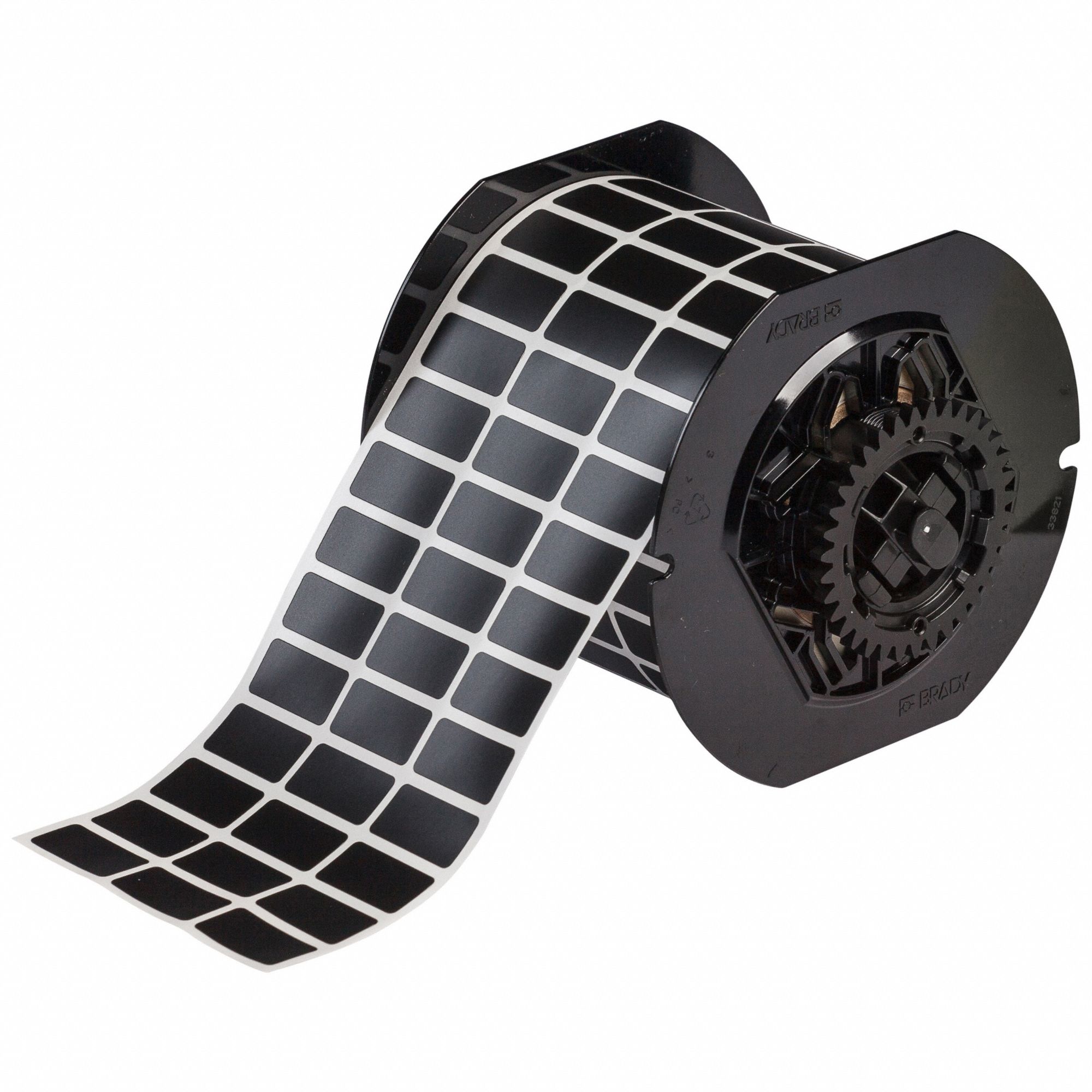 Pre-Cut Label Stock Roll: 1/2 in x 1 in, Rubber, Permanent Adhesive, 5, 000 Labels, BBP33/i3300/i5300