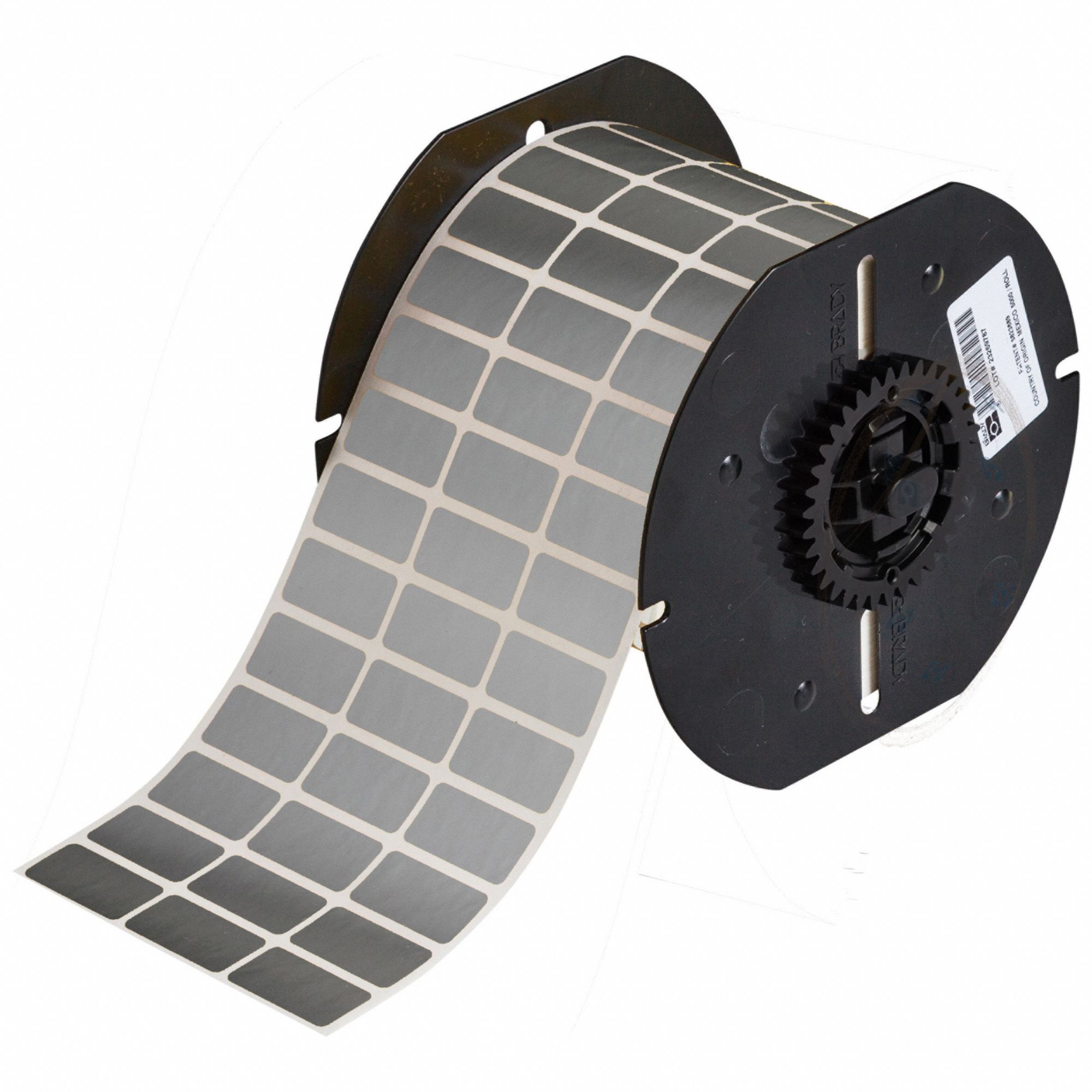 Pre-Cut Label Stock Roll: 1/2 in x 1 in, Acrylic, Permanent Adhesive, 7, 000 Labels, Permanent