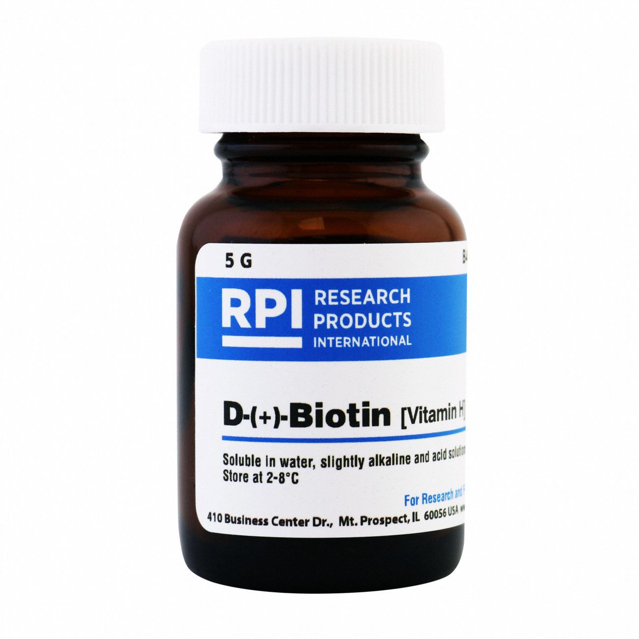 D-(+)-Biotin [Vitamin H] Research or Further Manufacturing Use Only