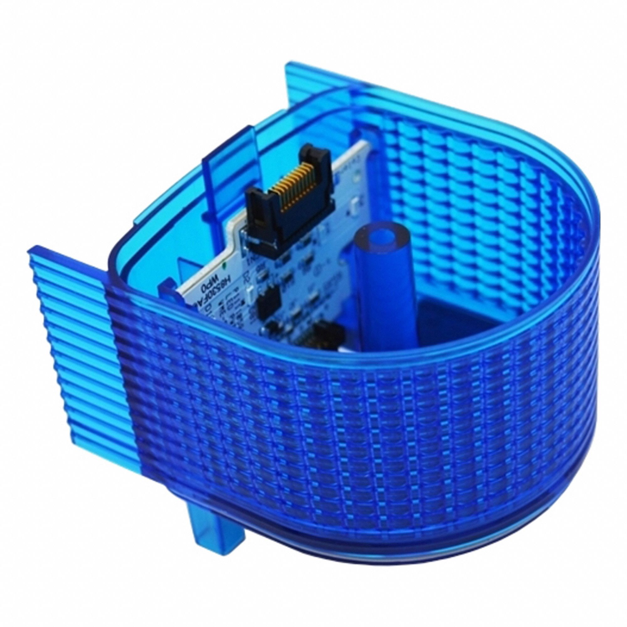 Tower Light Module: Steady, 24V DC, Blue, 80 3/16 mm Overall Dia, 41 3/16 mm Overall Ht