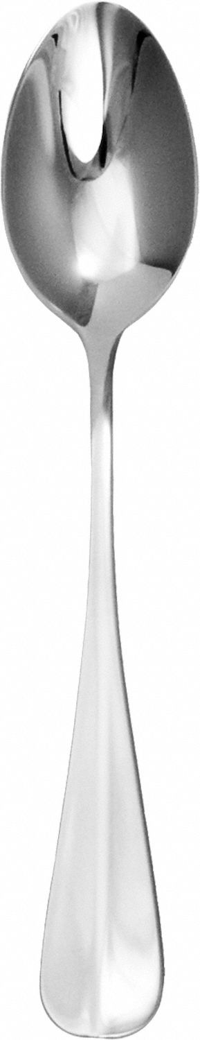 Teaspoon: Baguette, 18/0, Stainless Steel, 6 3/8 in Overall Lg, Silver