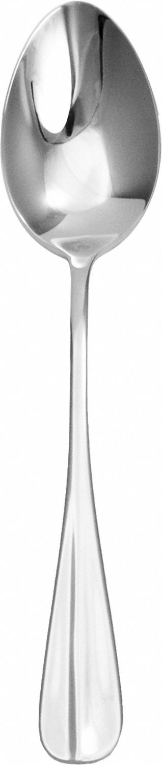 Dessert Spoon: Baguette, 18/0, Stainless Steel, 7 3/8 in Overall Lg, Silver