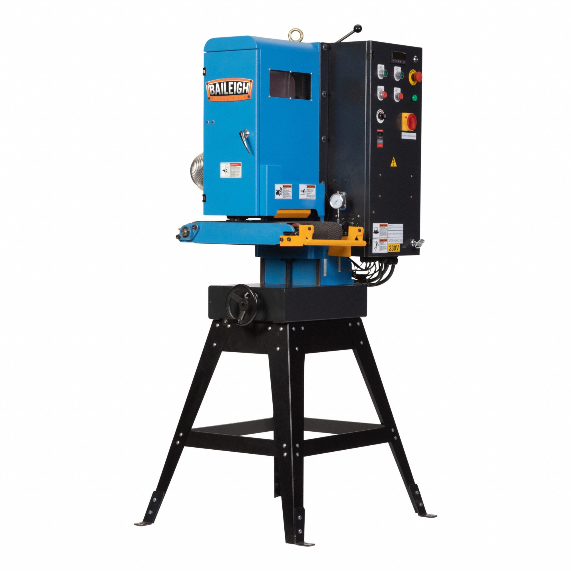 Wide Belt Sander: 230V AC, Single-Phase, 5 hp, 25 A, 9 in Belt Wd, 48 in Belt Lg