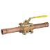Bronze Inline Medical Gas Ball Valves, 3-Piece Valve Structure