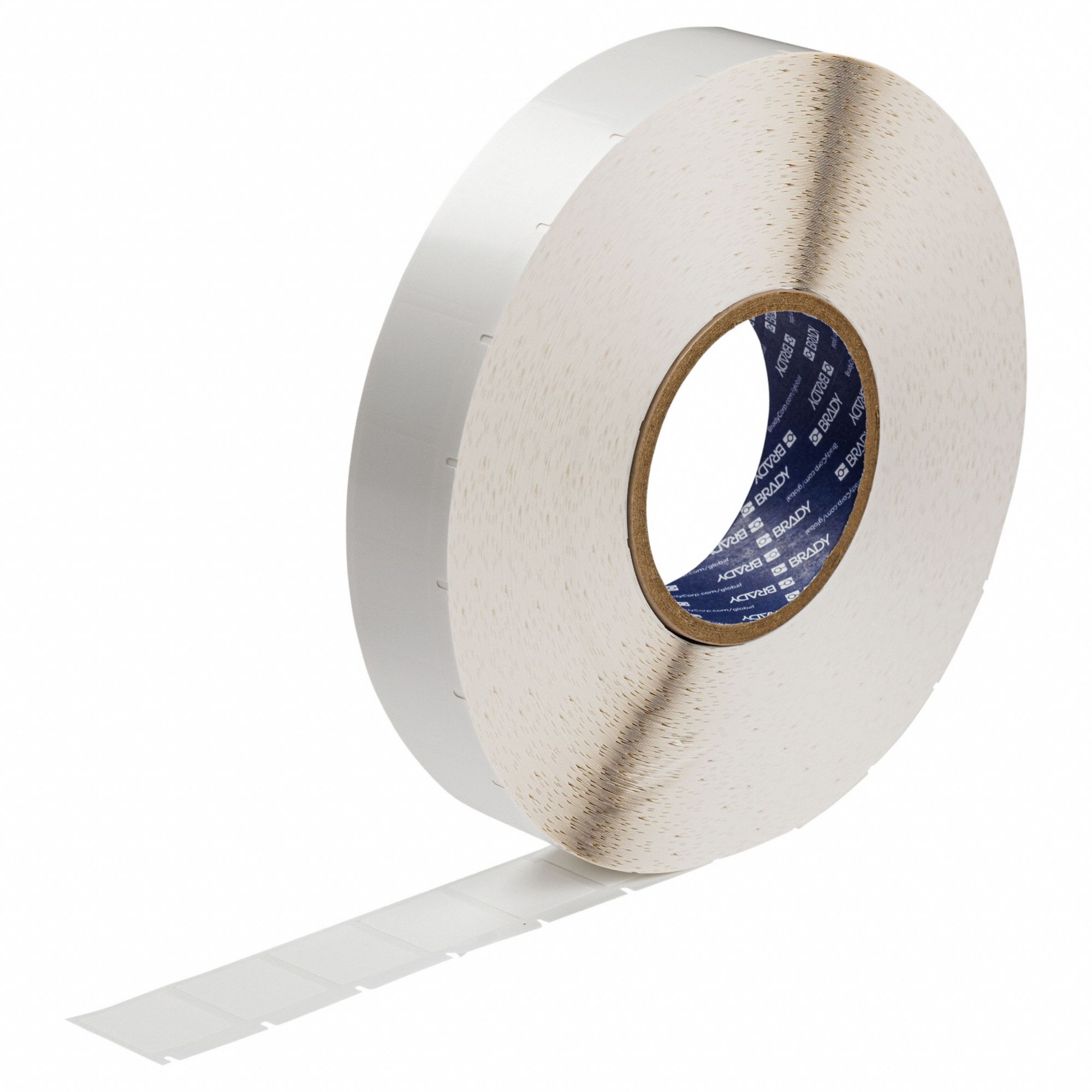 Pre-Cut Label Stock Roll: 1 in x 1 in, Acrylic, Permanent Adhesive, 4, 000 Labels, Wraptor A6200