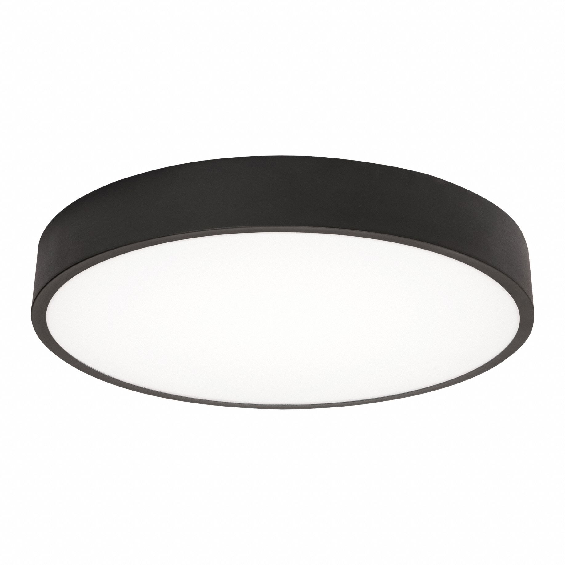 LED Flush Mount: 14 in Dia, Black, 2 1/2 in Ht, 1,800 lm, 2700K/3000K/3500K/4000K/5000K, 26 W, BAYF (MPN BAYF14LAJUDBK). Key specifications — Voltage: 120 to 277V AC; Brand: AFX INC.; For Bulb Type: Integrated LED; Includes Bulb: No; Color Temperature: 4000K; Housing Finish/Color (Broad): Black.