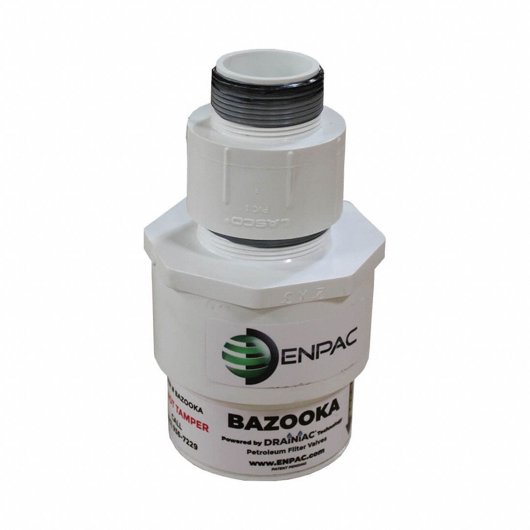 Spill Berm Drain Kit, White