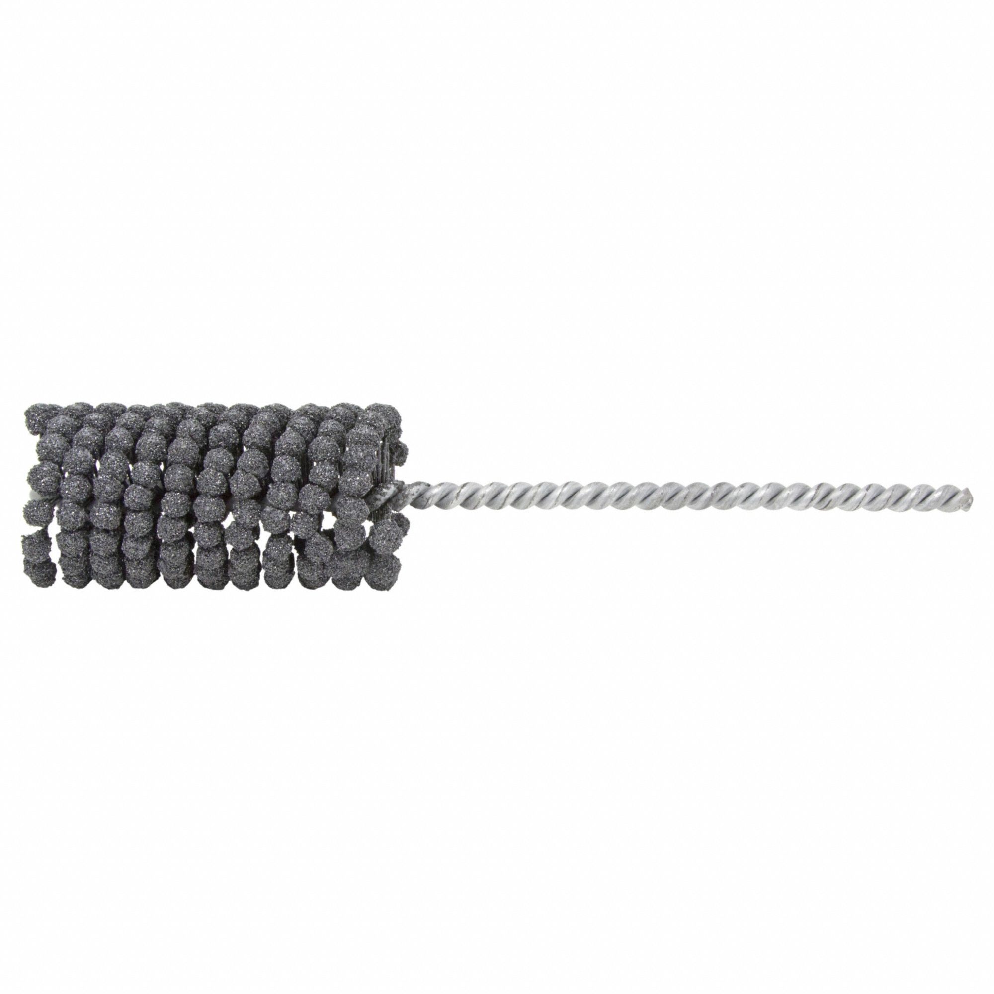 Flexible Cylinder Hone: For 1-1/4 in Bore, 3 in Hone Lg, Silicon Carbide, 60 Grit