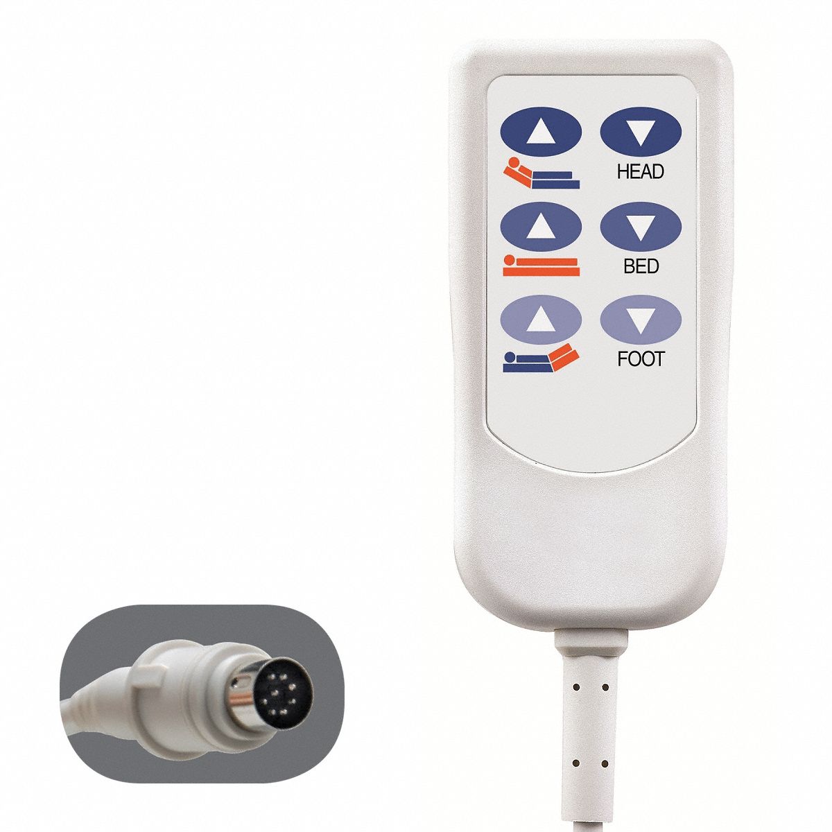 HD2 Bed Control 8-Pin DIN 6 Buttons