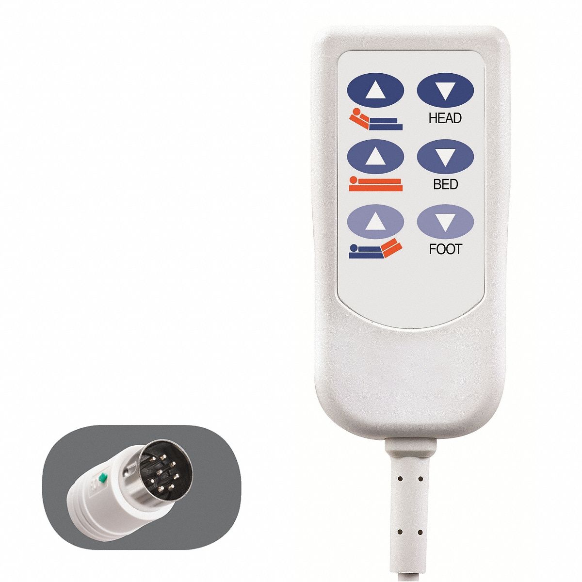 HD2 Bed Control 8-Pin DIN 6 Buttons