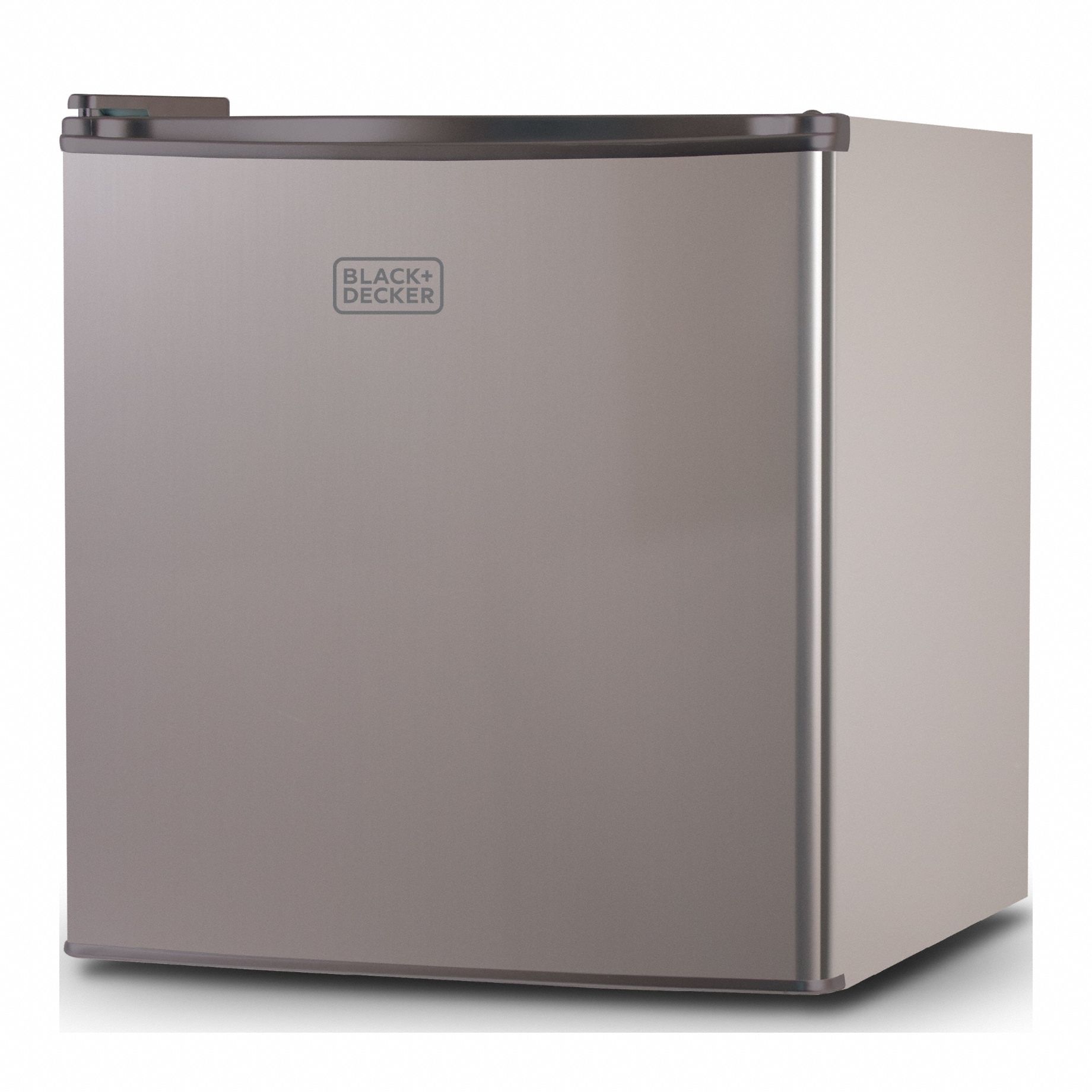 Refrigerator: Stainless Steel, 1.7 cu ft Total Capacity, 1 Shelves, Up to 8.9 cu ft
