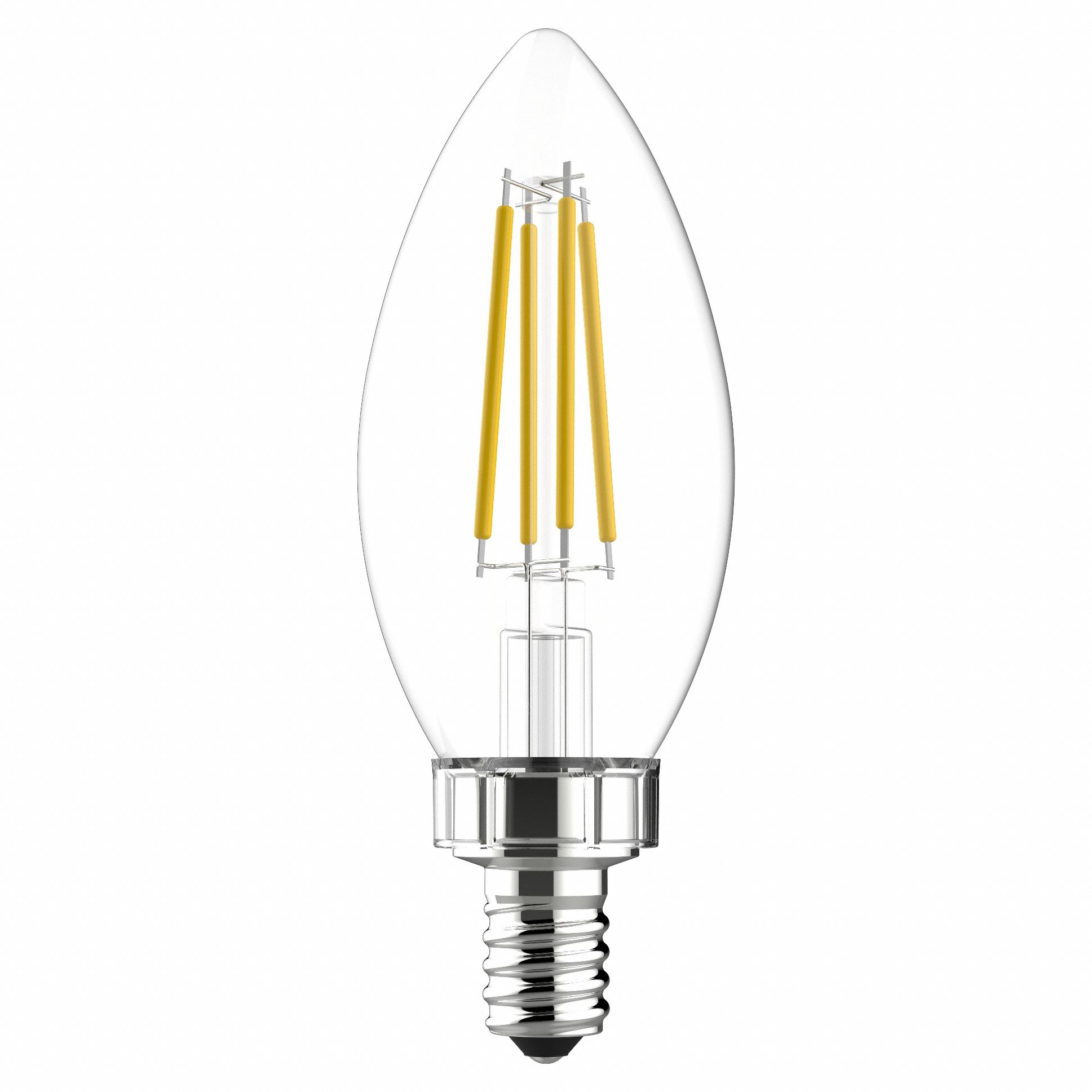 GE LAMPS, Candelabra Screw (E12), LED, LED Bulb Decorative - 818F59 ...