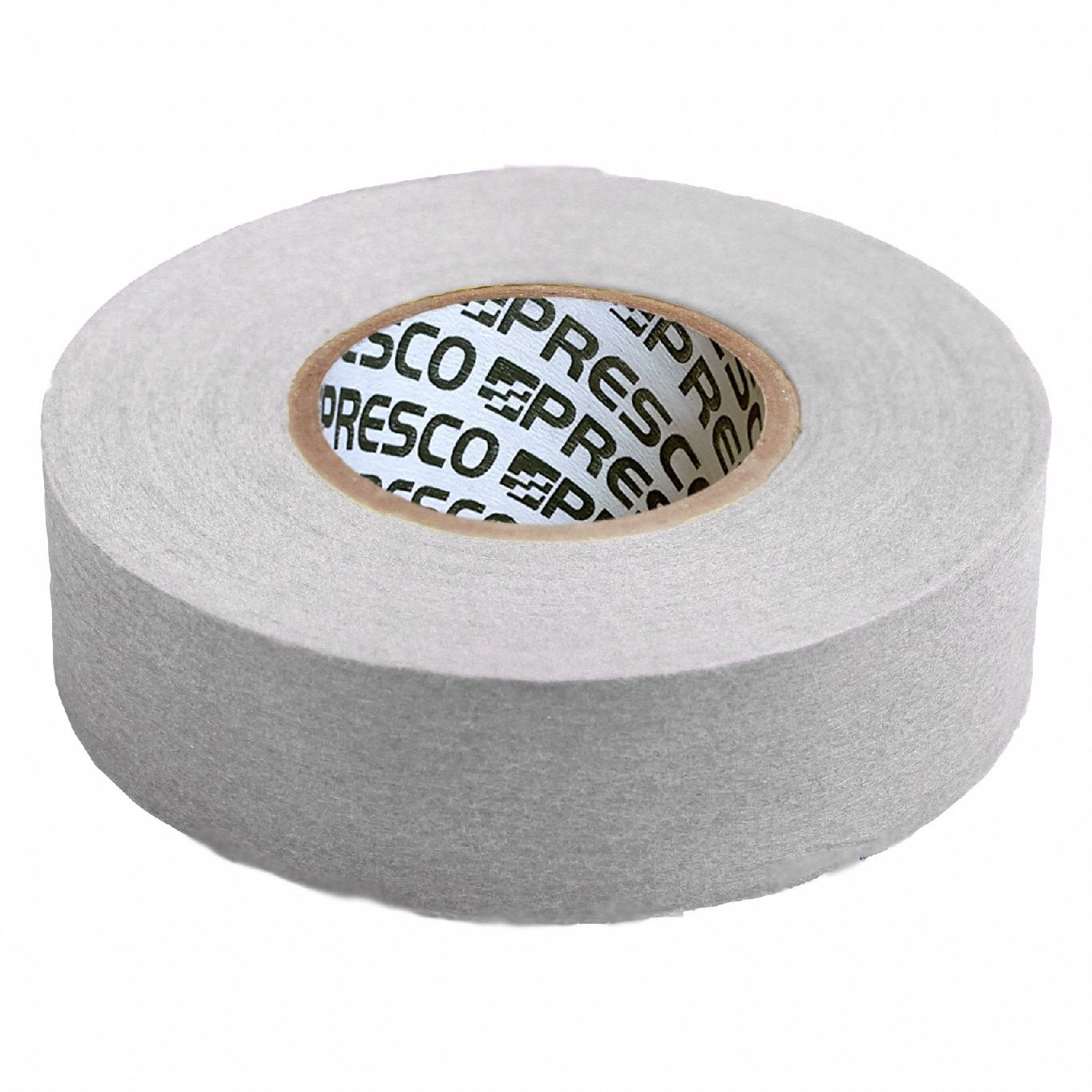 Flagging Tape: White, No Legend, No Pattern, 100 ft Lg, 1 in Wd, Cellulosic