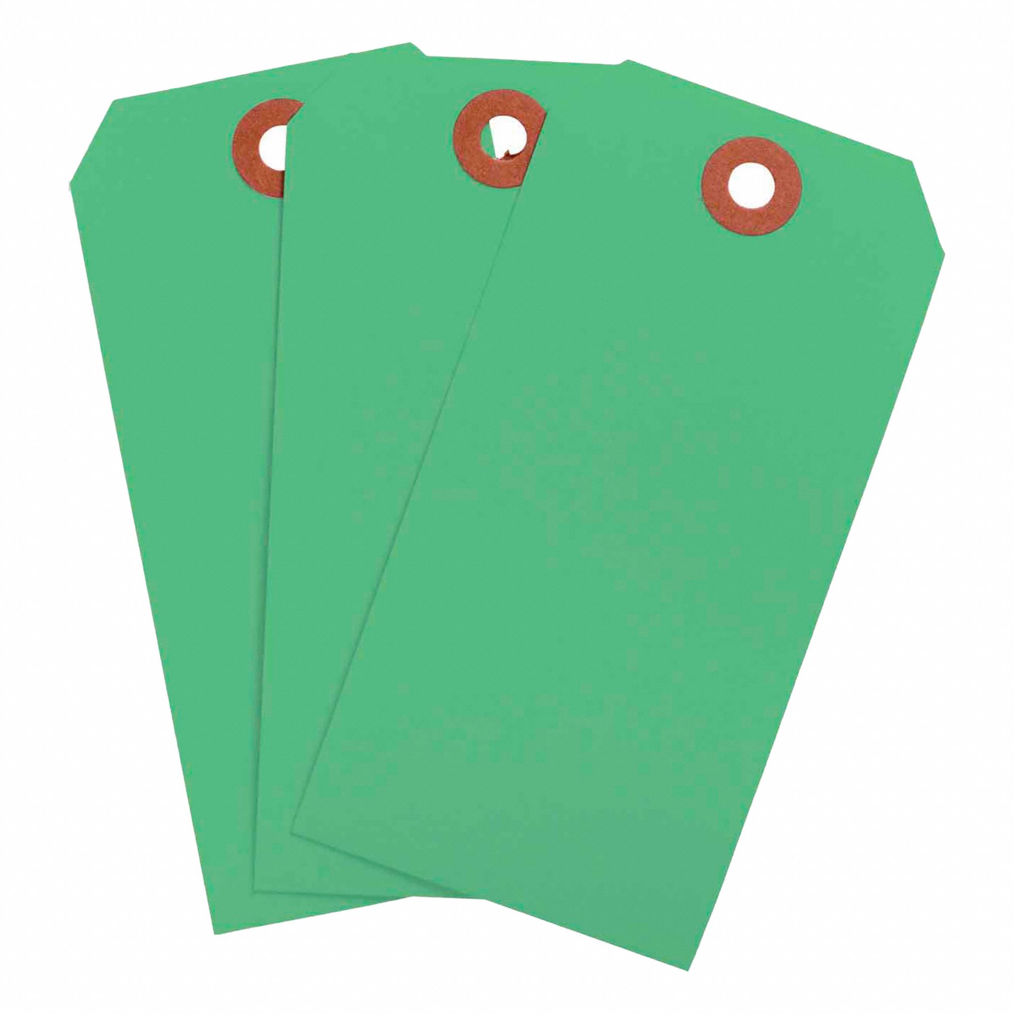 TAG BLANK GREEN 4.75X2.375 1000/PK