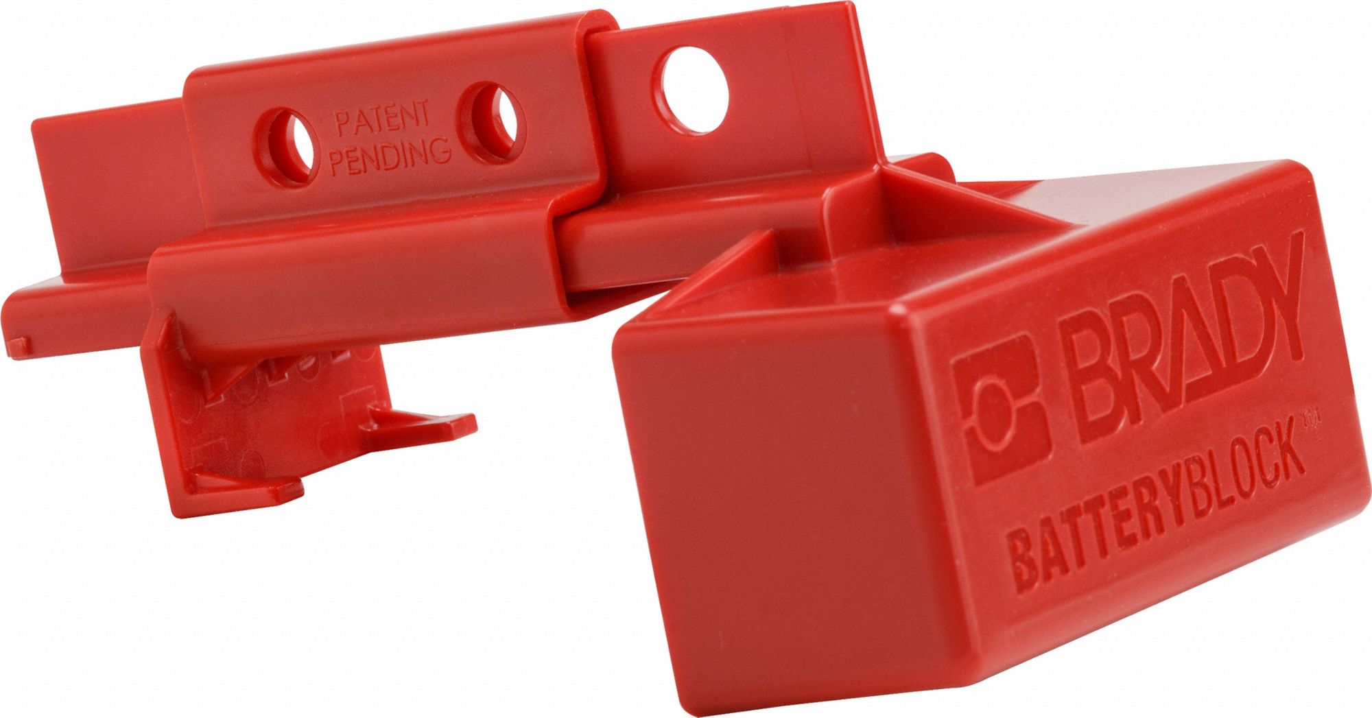 LOCKOUT POWER CONNECTOR, BATTERYBLOCK/2 PADLOCKS/CSA OSHAZ244, 5 1/4 X 2 1/2 IN, PLASTIC