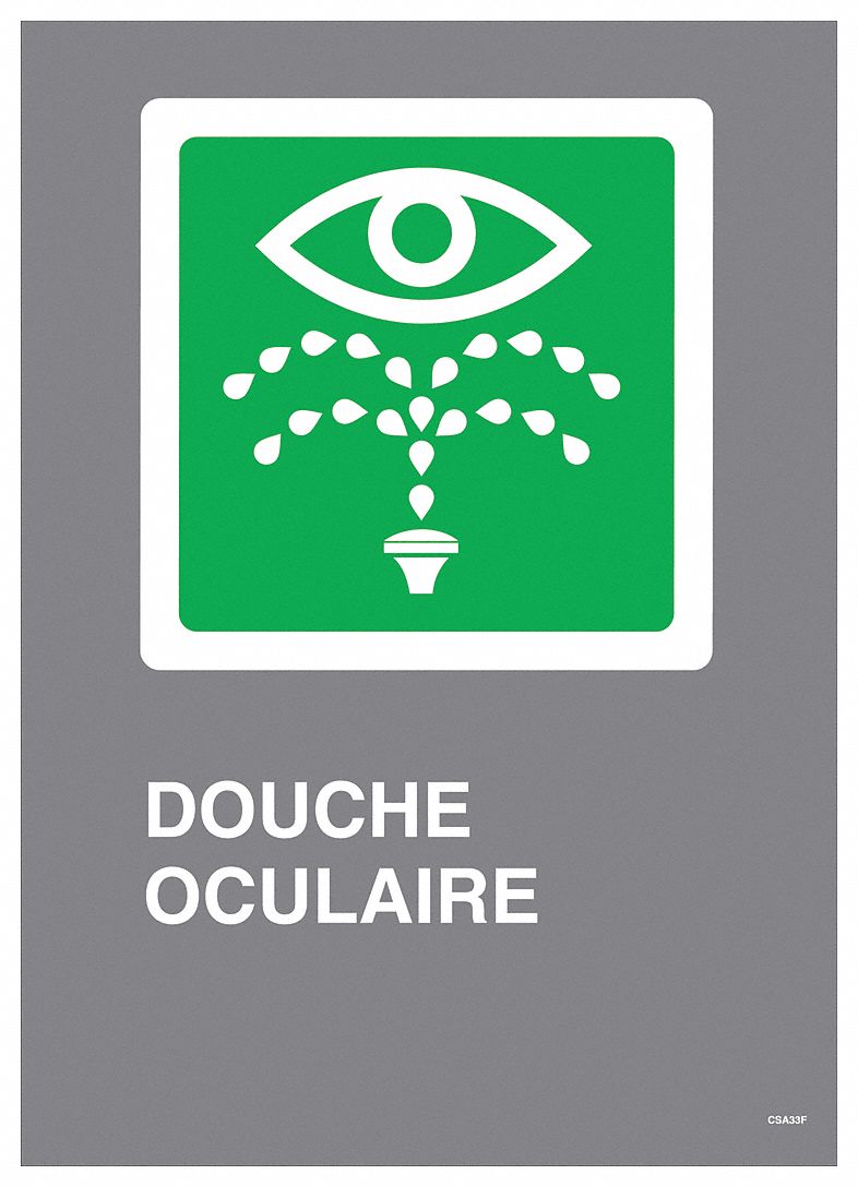 SIGN CSA33F-MPL CSA PLASTIC