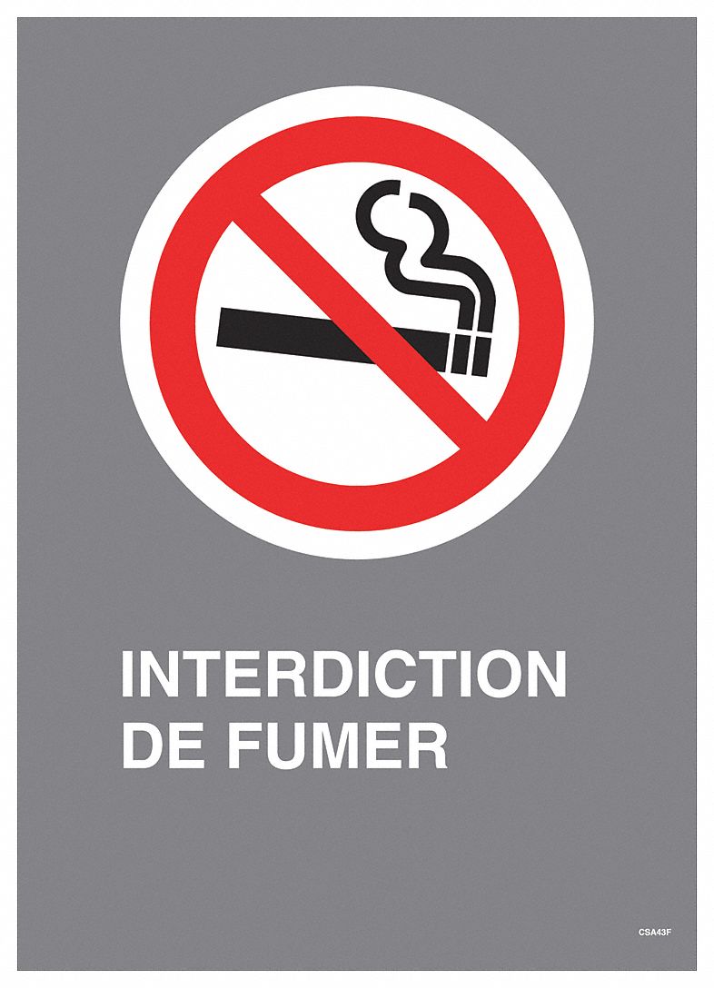 SIGN CSA43F-MPL CSA PLASTIC