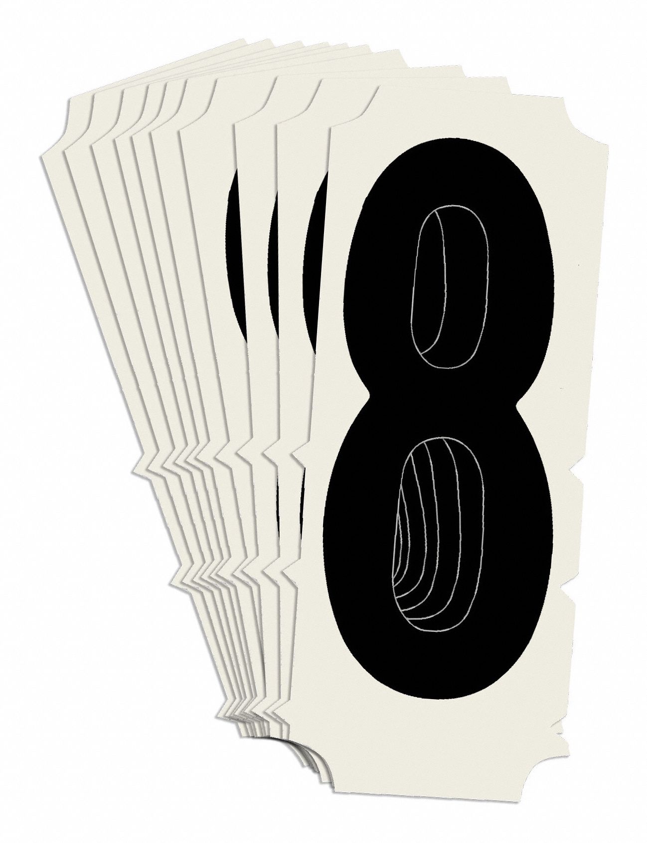 BRADY NUMBER/LETTER 6450-8 10/PK - 12872 - BDY6450-8 | 6450-8 ...