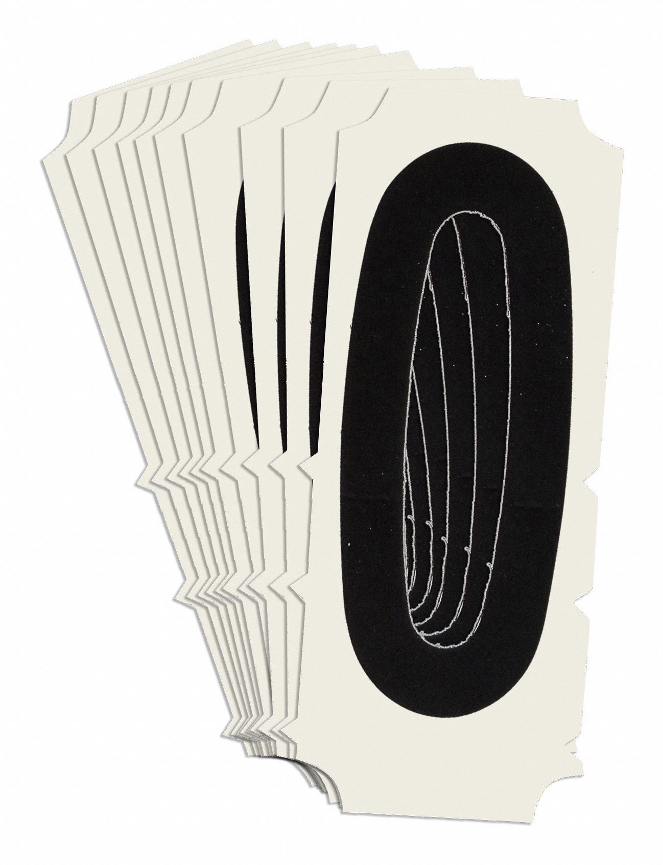 BRADY NUMBER/LETTER 6450-O 10/PK - 12872 - BDY6450O | 6450-O - Grainger ...