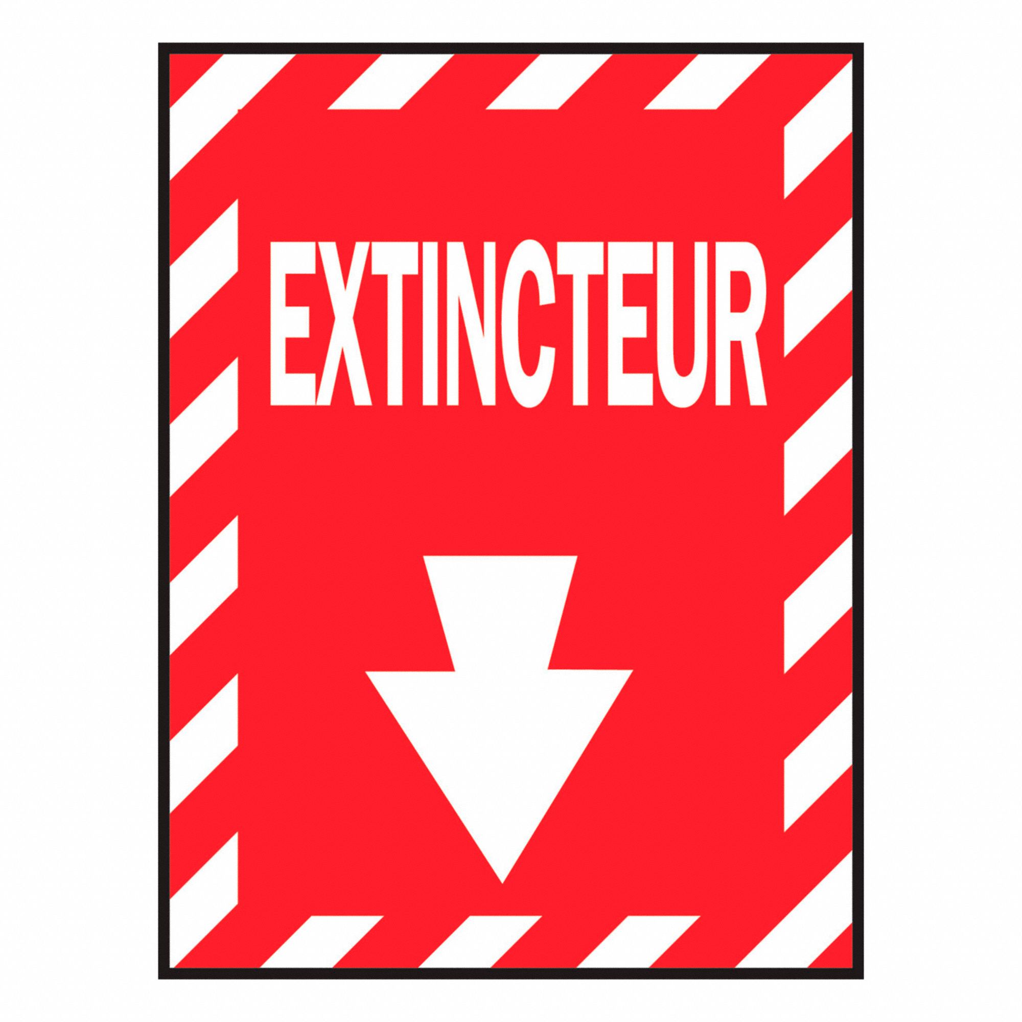 ENSEIGNE INCENDIES N/H 10X14