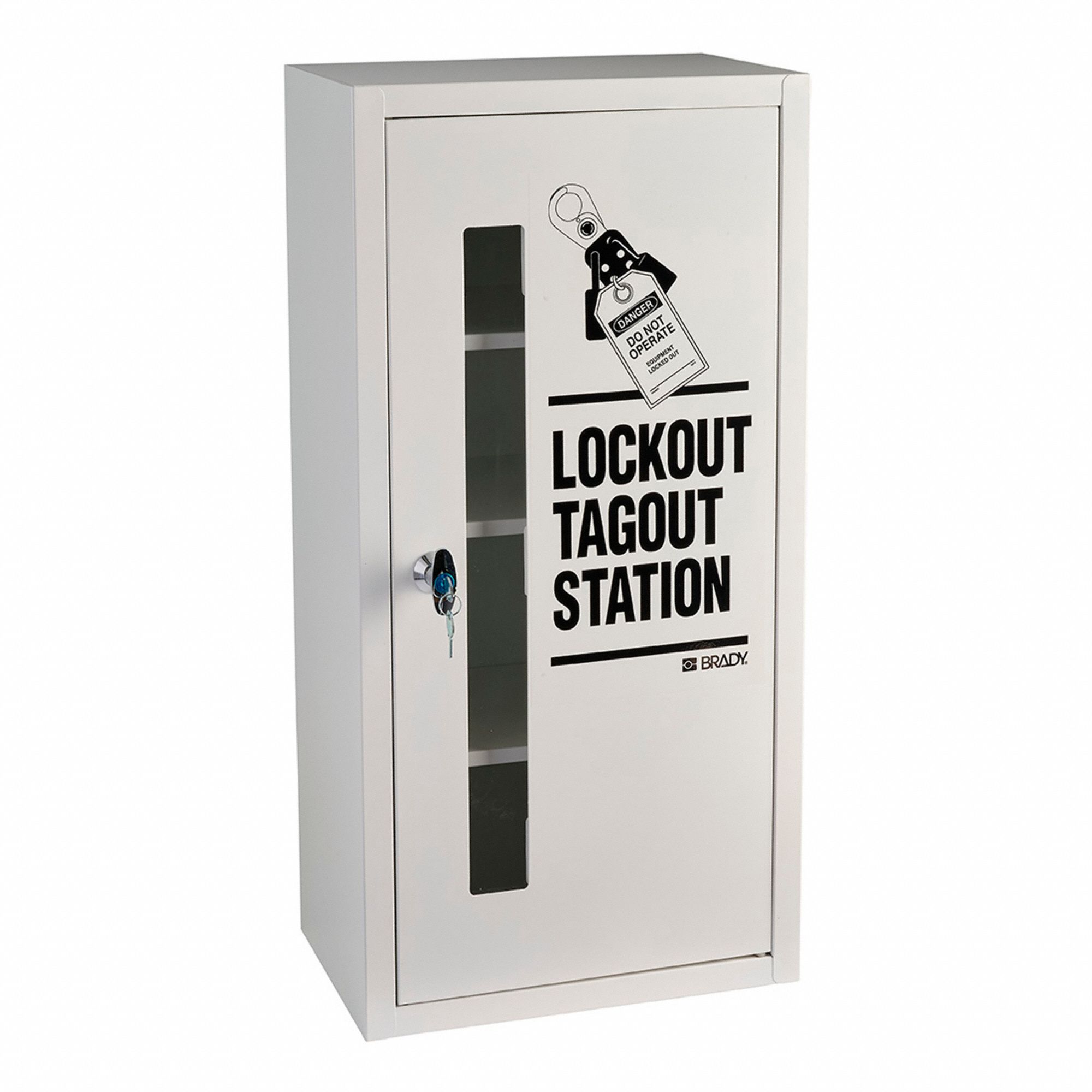 BRADY PRINZING LOCKOUT TAGOUT STATION, STEEL, ENGLISH - 5530 ...