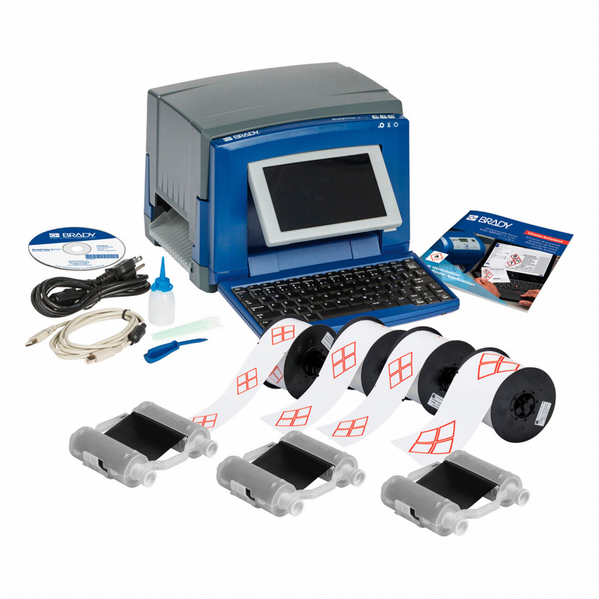 S3100 PRINTER KIT, BBP31 SERIES, 300 DPI, 4 1/4 IN MAX TAPE WIDTH, 4-350 FONT RANGE, 15.6 LBS