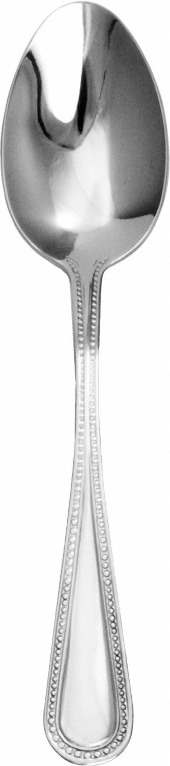 Dessert Spoon: Belmont, 18/0, Stainless Steel, 7 1/4 in Overall Lg, Silver