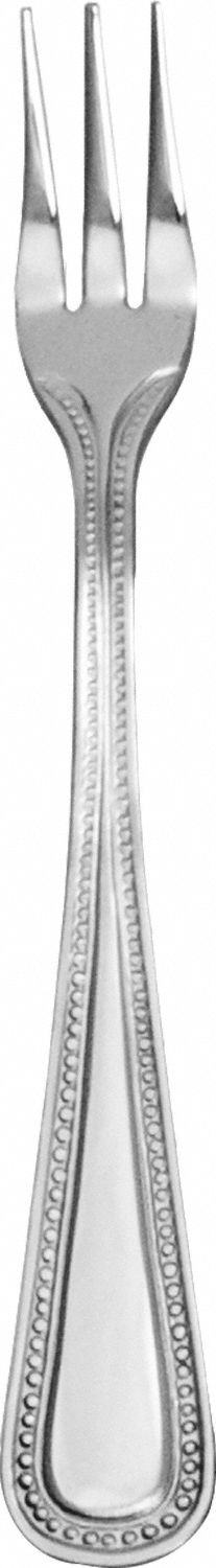 Oyster/Cocktail Fork: Belmont, 18/0, Stainless Steel, 5 3/4 in Overall Lg, Silver