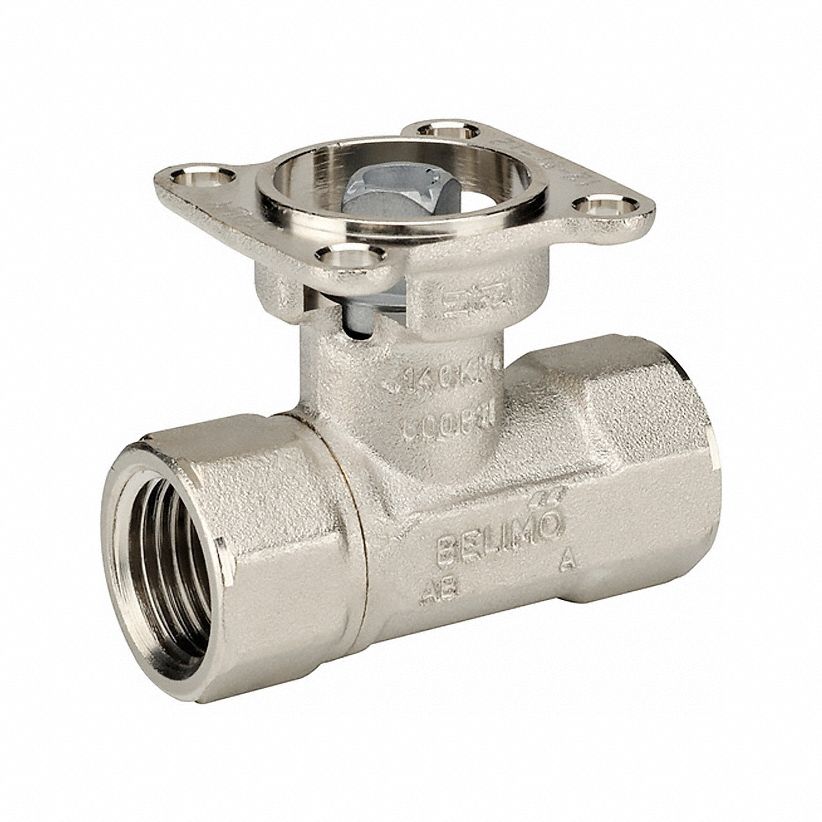 Valve Body, Ball: 2-Way, 1/2 in Female NPT, 0.8 CV Flow, 200 psi Close-off, No Actuator