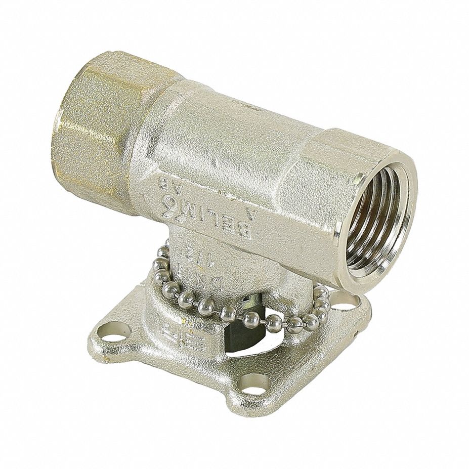 Valve Body, Ball: 2-Way, 1/2 in Female NPT, 0.8 CV Flow, 200 psi Close-off, No Actuator