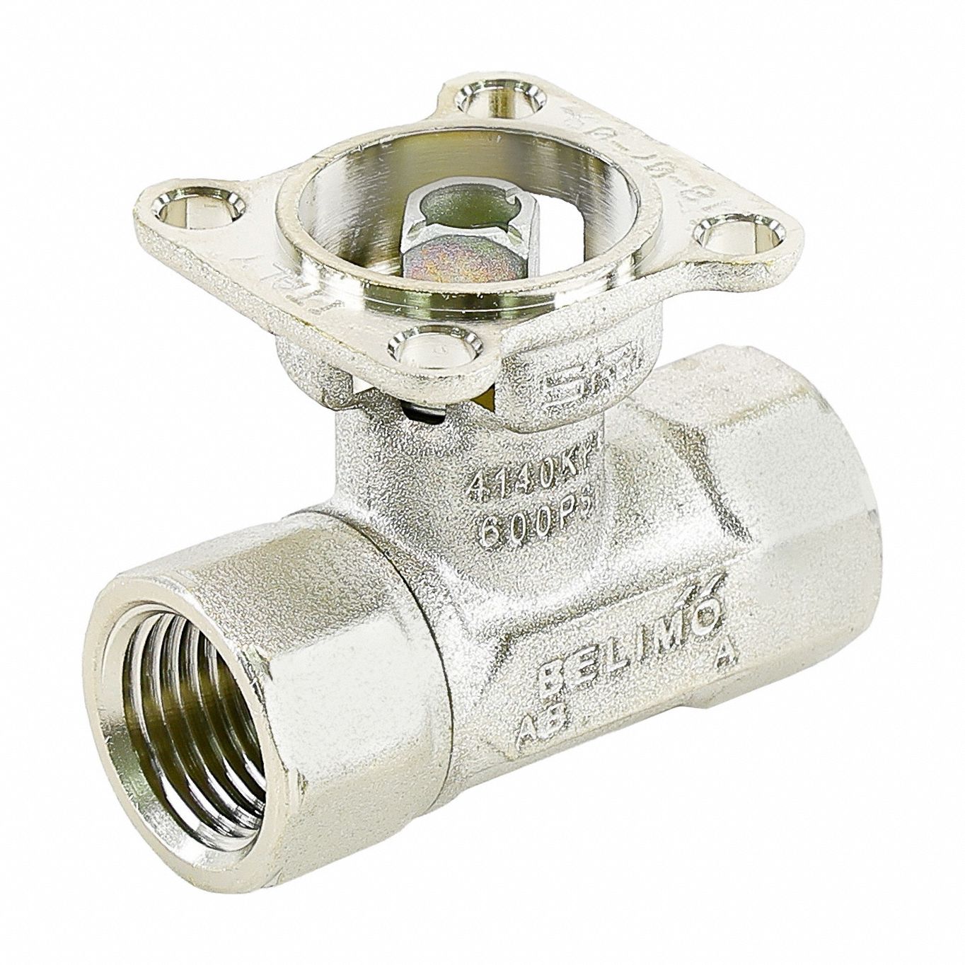 Valve Body, Ball: 2-Way, 1/2 in Female NPT, 1.9 CV Flow, 200 psi Close-off, No Actuator