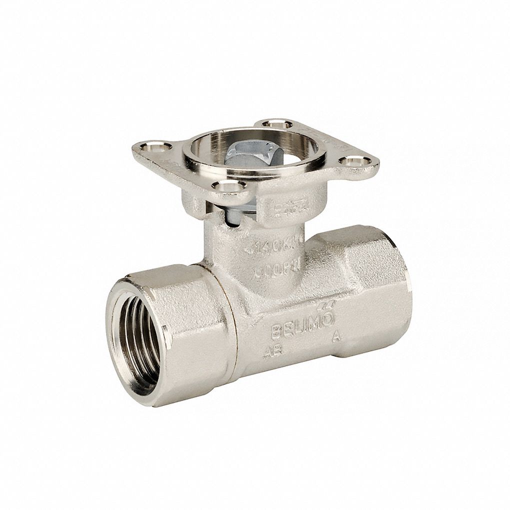 Valve Body, Ball: 2-Way, 1 in Female NPT, 19 CV Flow, 200 psi Close-off, No Actuator