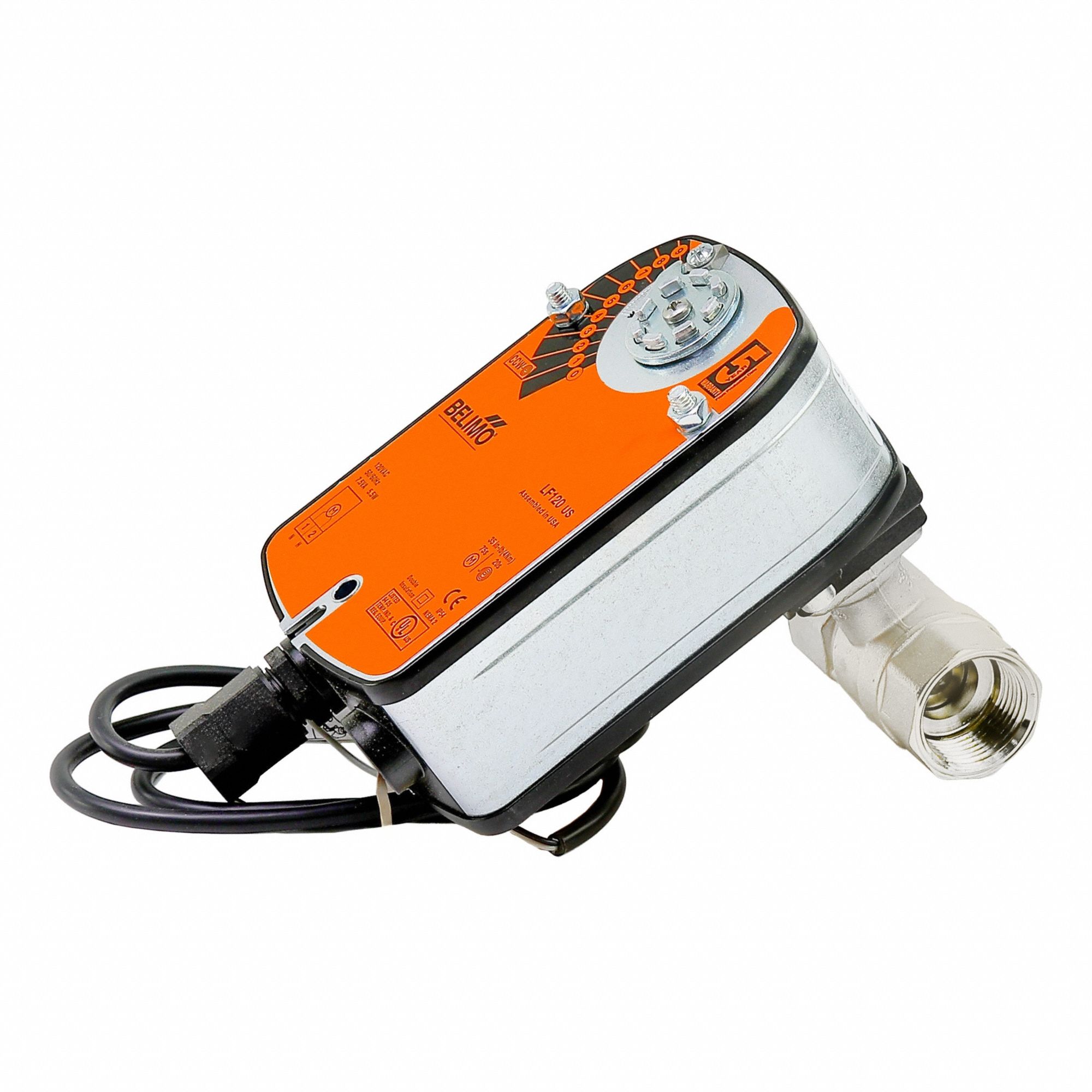 Valve Assembly: 2-Way, 1 in Female NPT, 30 CV Flow, 200 psi Close-off, Includes Actuator