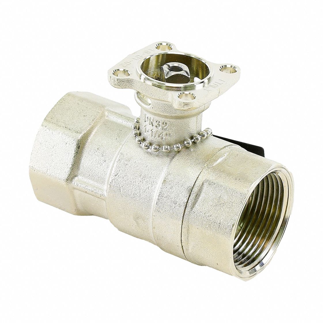 Valve Body, Ball: 2-Way, 1 1/4 in Female NPT, 37 CV Flow, 200 psi Close-off, No Actuator