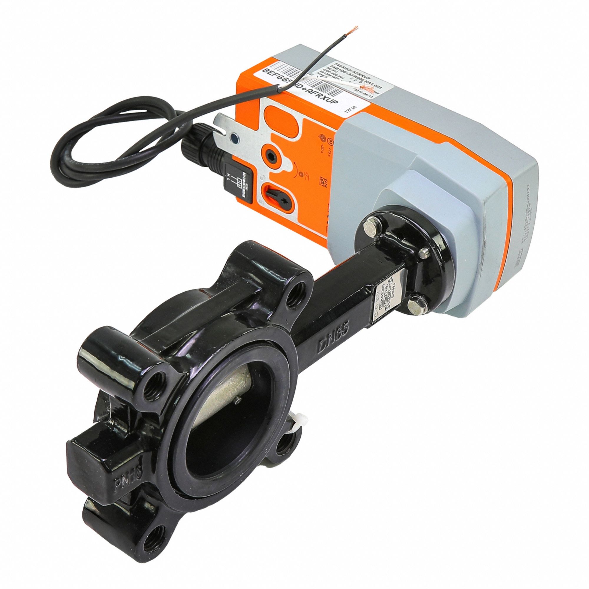 Actuated Butterfly Valves: