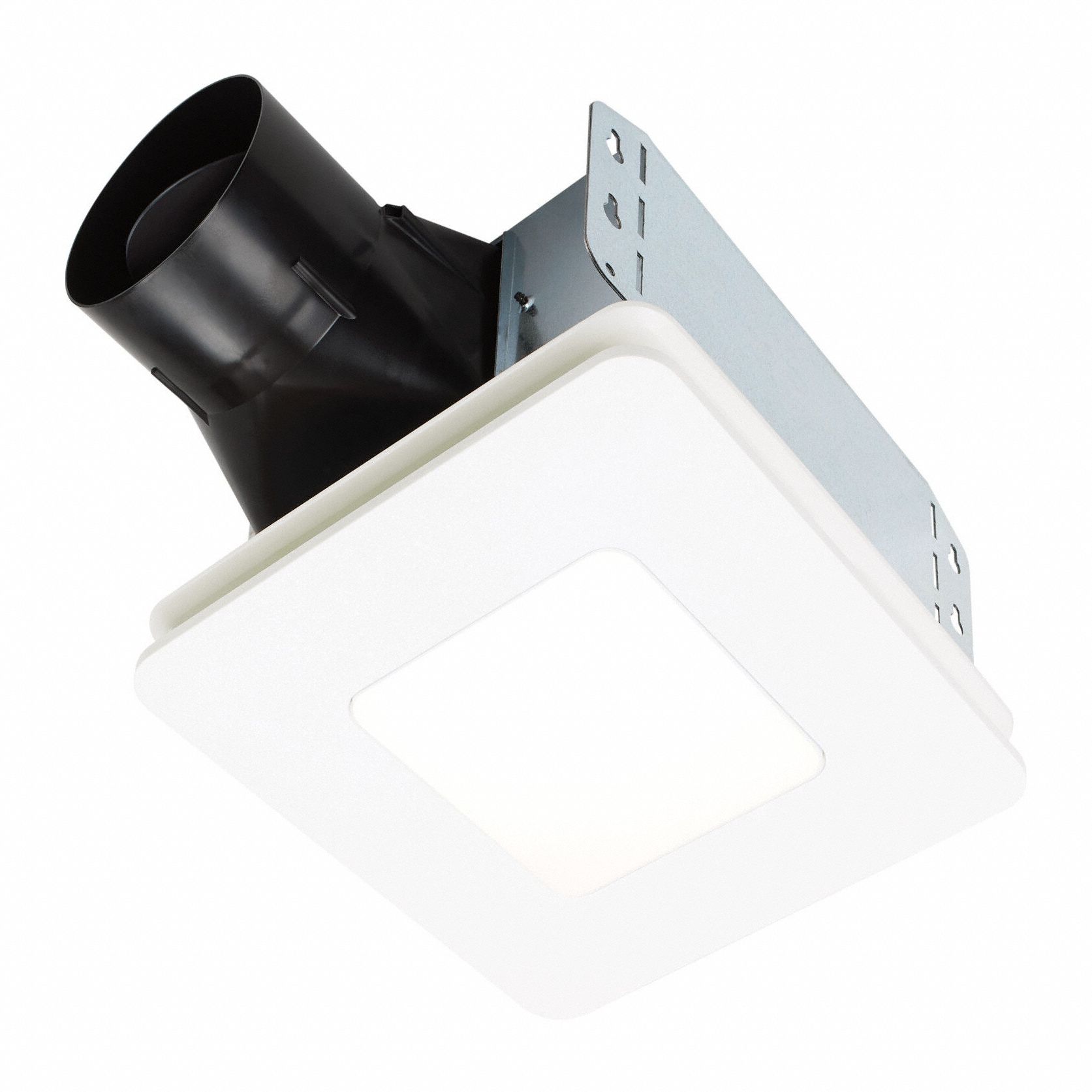 Exhaust Fan: Ceiling, 80 cfm Max, 1.5 sones, 1 Speed, Round Duct