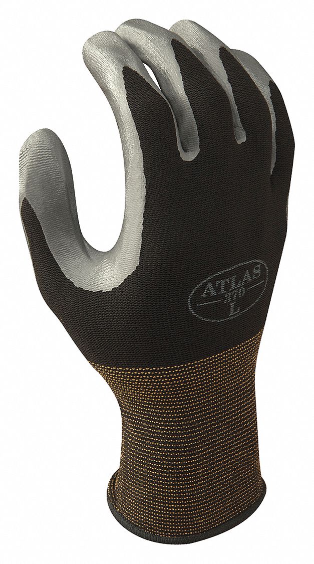 GANTS NITRILE ATLAS NOIRS ENDUITS L