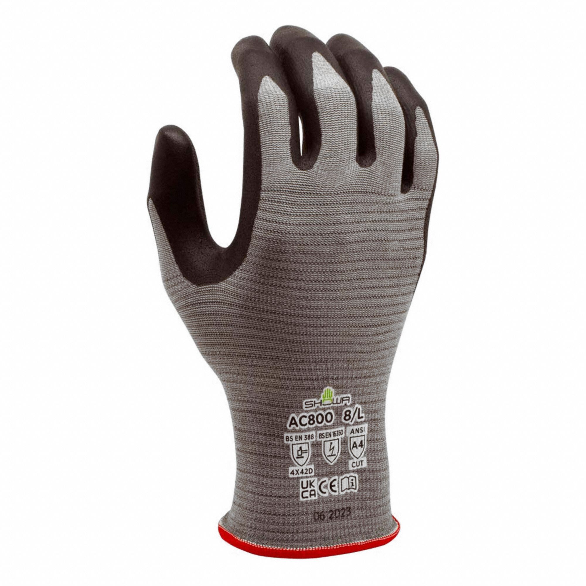 CUT-RESISTANT GLOVES,GREY,M/7 SIZES,PR