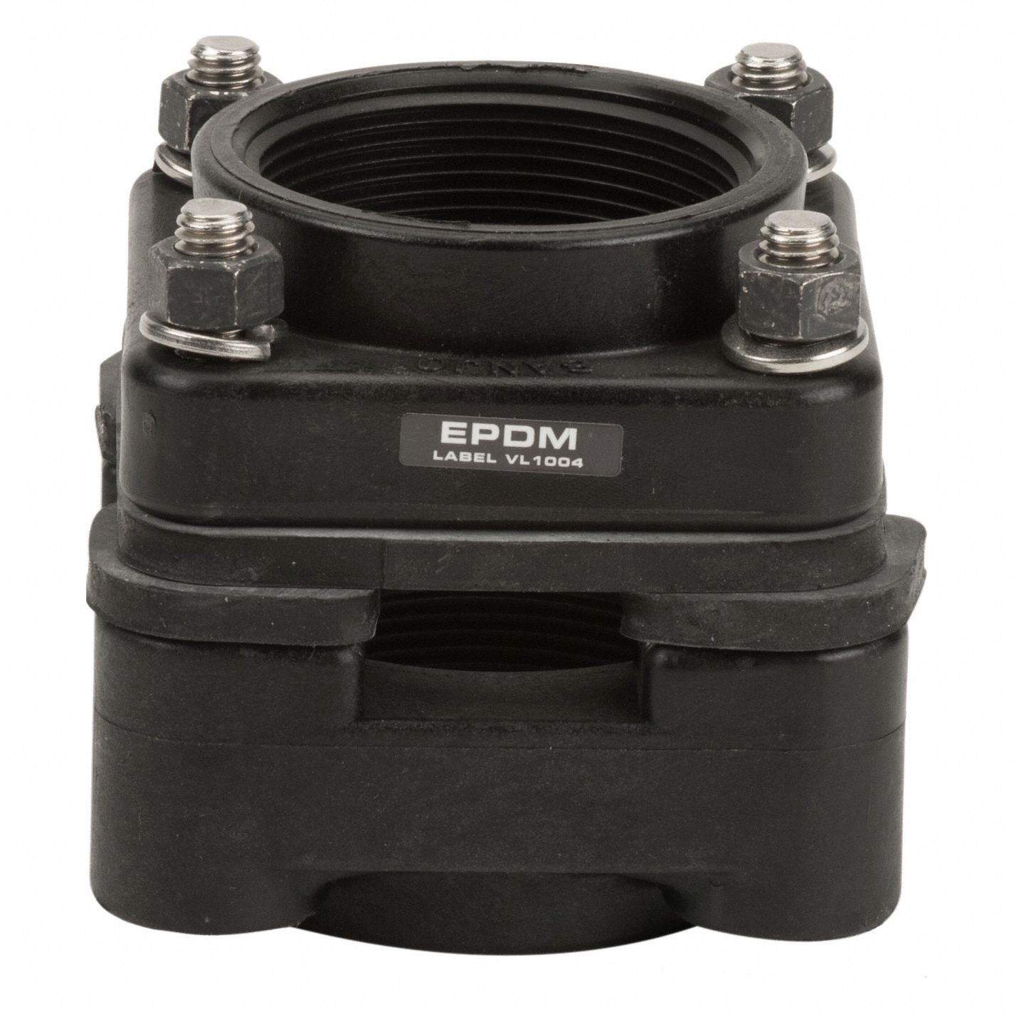 BOLTED BULKHEAD TANK FLANGE: GLASS REINFORCED POLYPROPYLENE BODY, EPDM GASKET