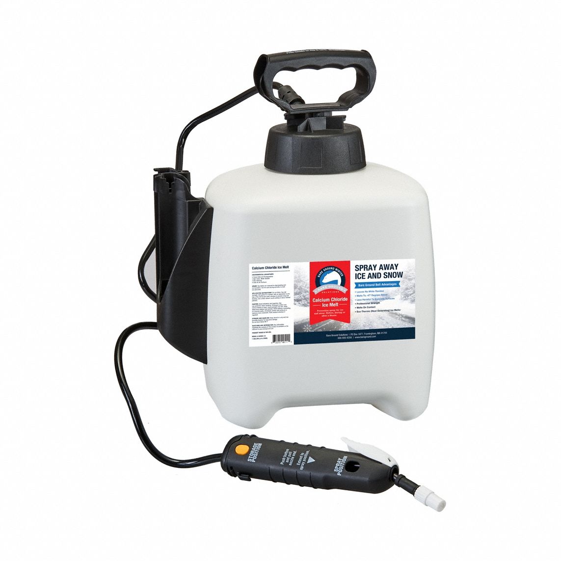 Ice Melt: Contains Calcium Chloride, -20°F Lowest Effective Temp, Carton, 12 lb Wt