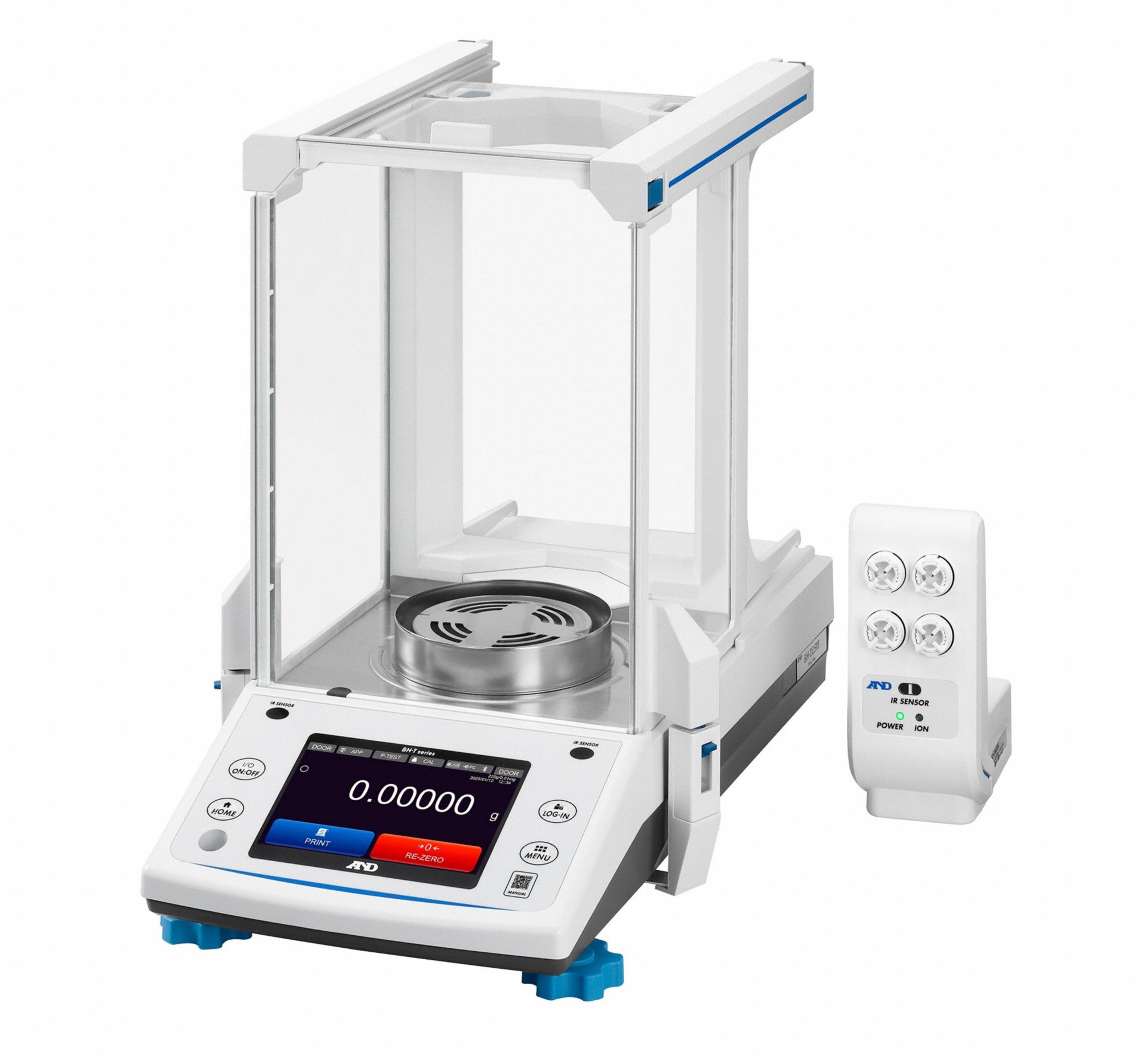 A&D WEIGHING Lab Scale: 220 g Capacity, 0.00001 g Readability, 0.000015 g Repeatability, ABS/Glass (MPN BH-225TE). Key specifications — Brand: A&D WEIGHING; Display Type: LCD.