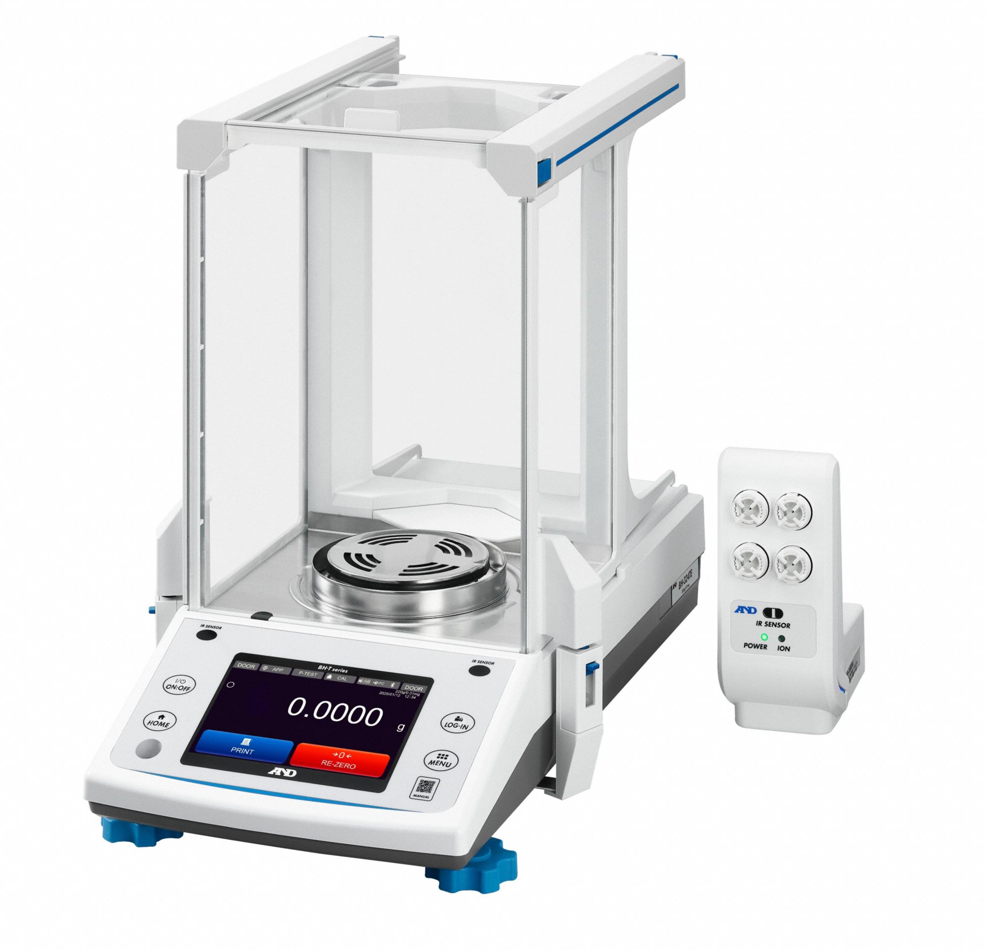A&D WEIGHING Lab Scale: 320 g Capacity, 0.0001 g Readability, 0.0001 g Repeatability, ABS/Glass (MPN BH-324TE). Key specifications — Brand: A&D WEIGHING; Display Type: LCD.