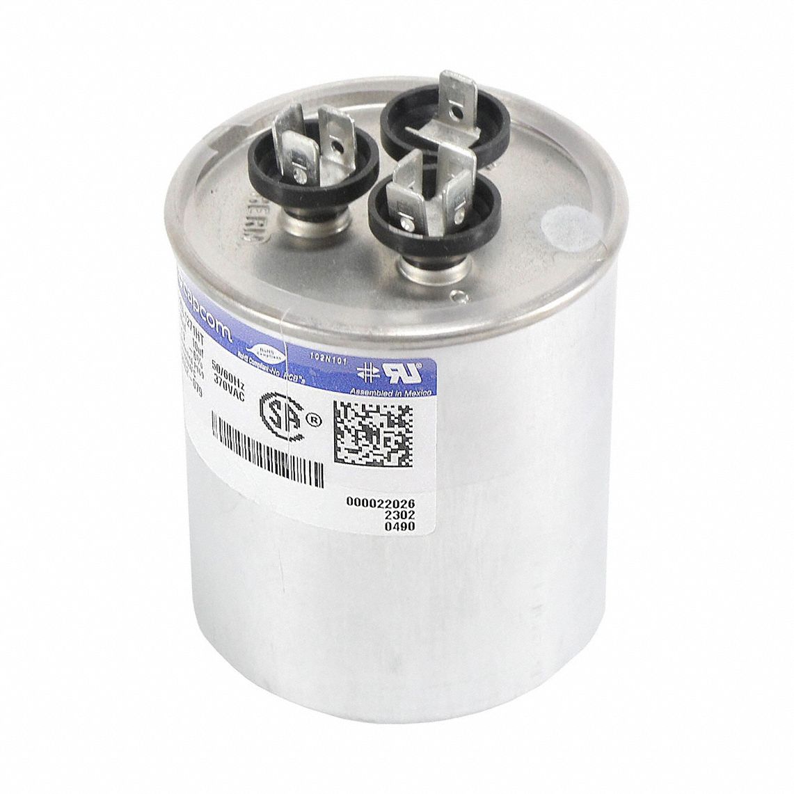 Capacitor Run Round 45/10uf 370V