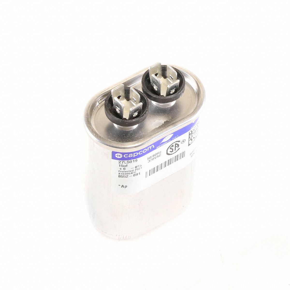 Capacitor Run Oval 15uf 370V