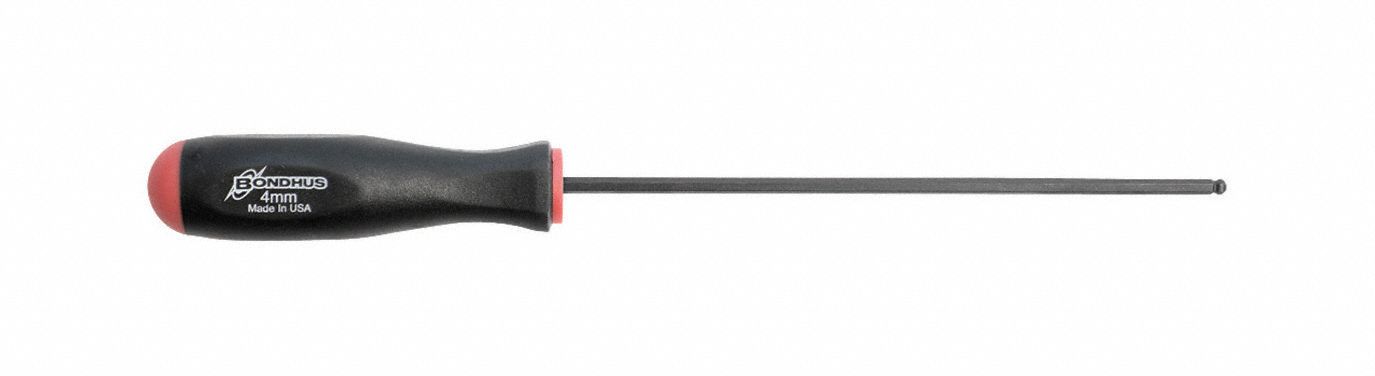 SCREWDRIVER BALL HEX LONG 4.0MM