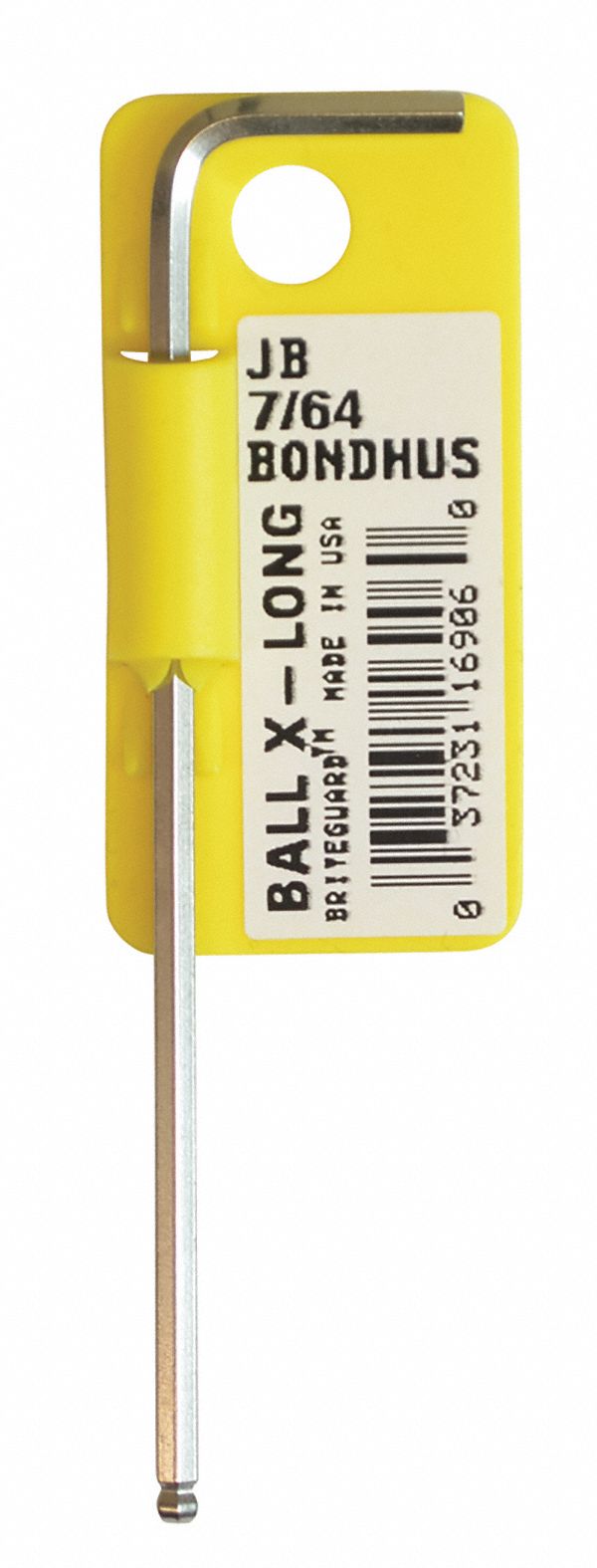 HEX KEY, 3/5 IN HANDLE, 5/64 IN TIP, SAE, L KEY SHAPE