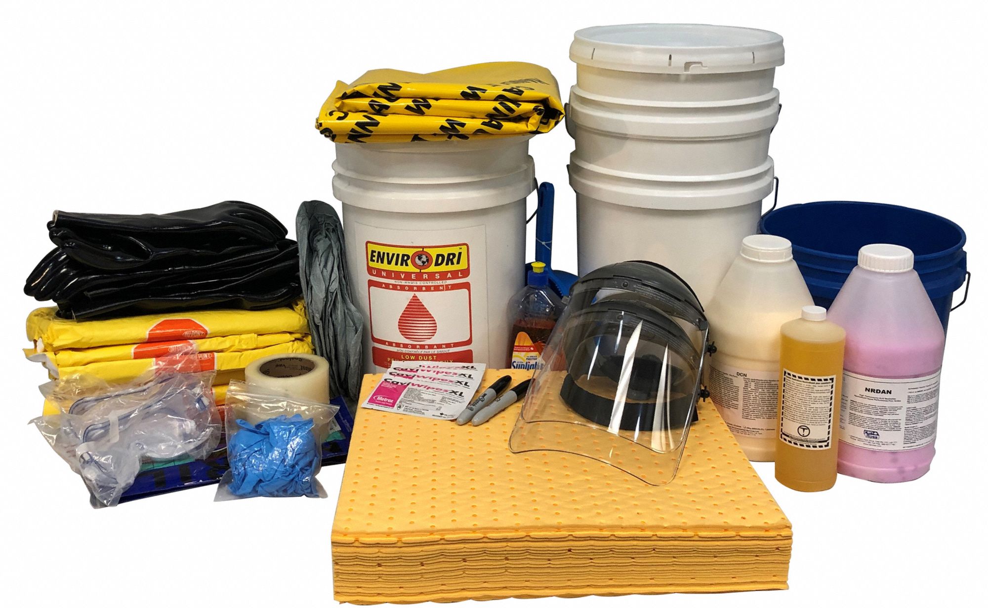 EASTERN HEALTH SPILL KIT, YELLOW, 55 GAL CAPACITY